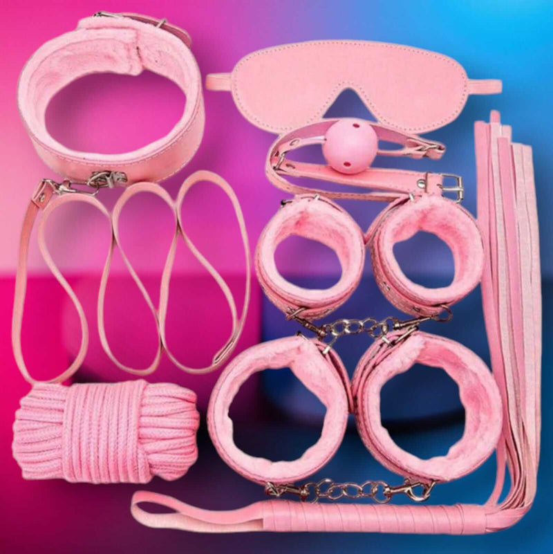 Комплект  Розов свят от 7 еротични BDSM играчки